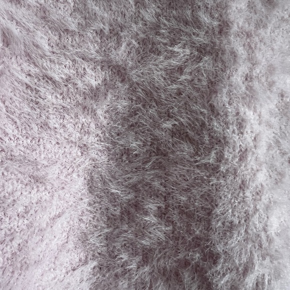 Cider Fuzzy 90s Rose Button Crop Sweater - Picture 6 of 6